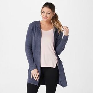 Barefoot Dreams CozyChic Lite Relaxed Hooded Cardigan